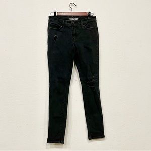Levi Distressed 711 Skinny Jeans